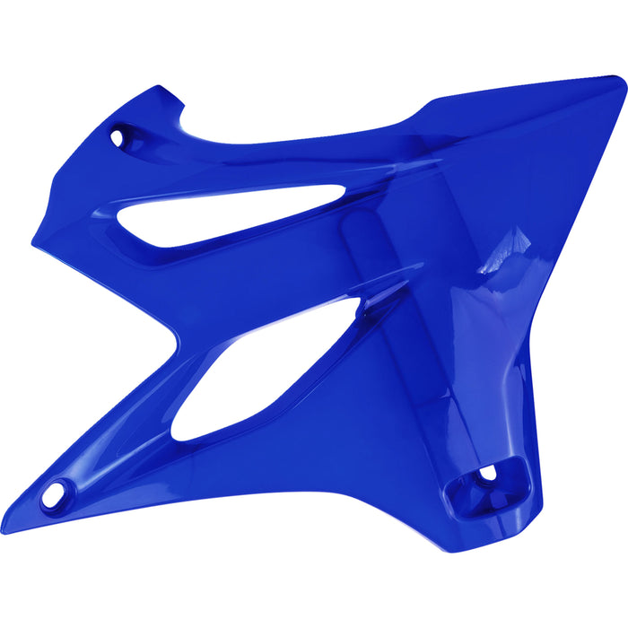 POLISPORT 0520-1677 8417700001 Radiator Covers For Yamaha Radiator Cover - Blue - Right - YZ 85