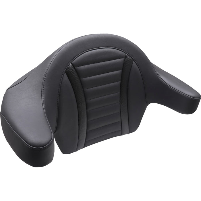 MUSTANG 0822-0610 88403 Deluxe Touring Extended Passenger Arm Backrest - Black - Touring