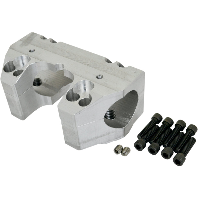 LA Choppers Handlebar Clamp Set 1-1/2" - LA-7425-02 For Harley Road King 2008-2013