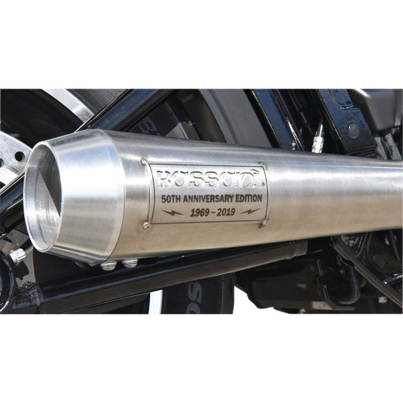Bassani Xhaust Road Rage III 2-Into-1 Exhaust System - 1S50SS For Harley Softail 2018-2024