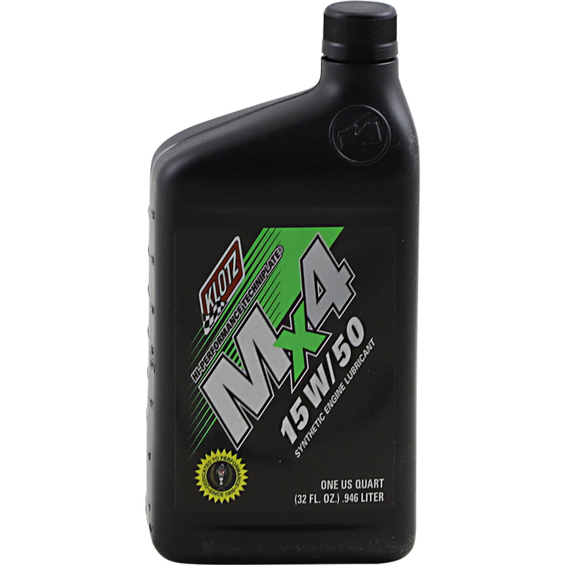KLOTZ OIL 3601-0035 KL-880 MX4 TechniPlate® Synthetic Engine Oil MX4 Synthetic Engine Oil - 15W-50 - 1 U.S. quart