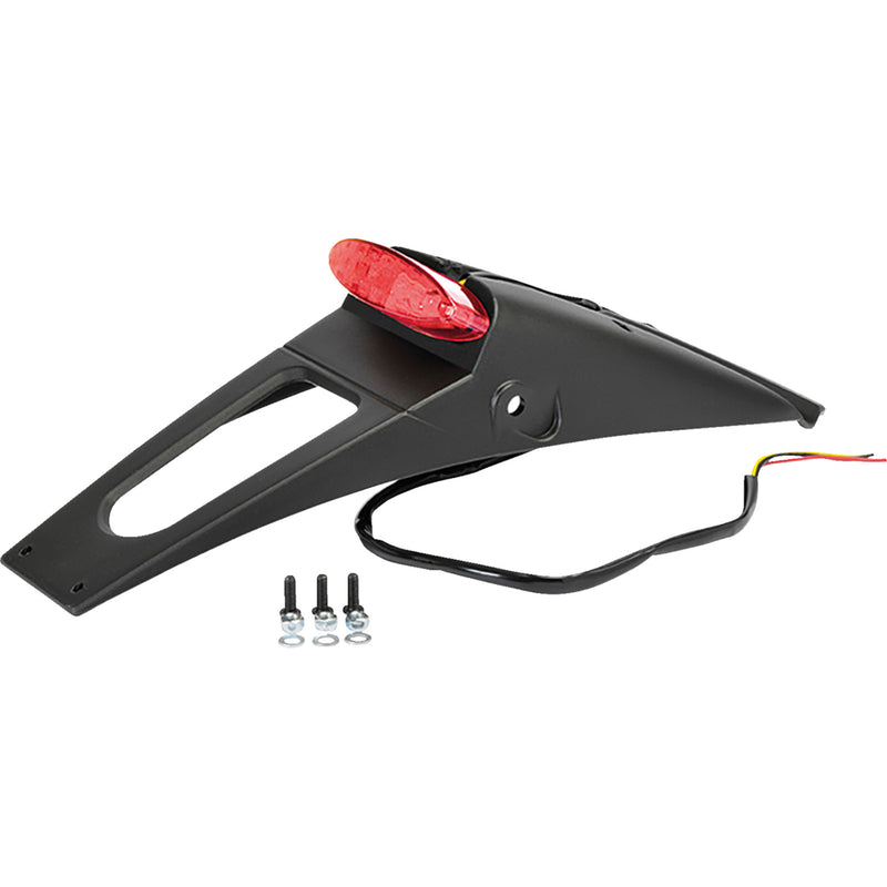 POLISPORT 2010-1585 8565900009 Taillight Spoiler Taillight/License Plate Light - Black