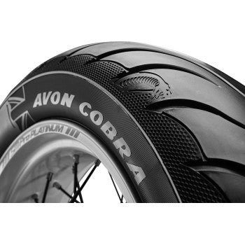 AVON 0306-0648 2120392 Cobra Chrome Reinforced Tire - AV92 - 180/65B16 - 81H