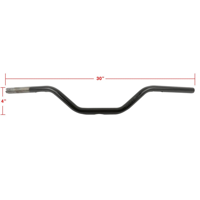 THRASHIN SUPPLY CO. 0601-4144 TSC-2700-1 - 1" Handlebar - Mid Bend - Black