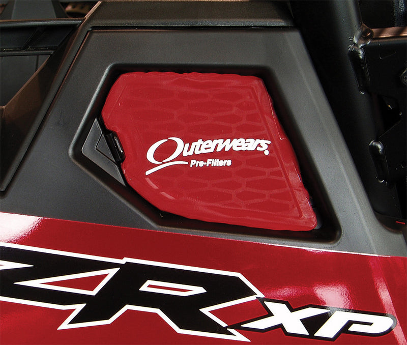 Outerwears 28-5891R 20-2712-03 SIDE INTAKE PRE-FILTER RED