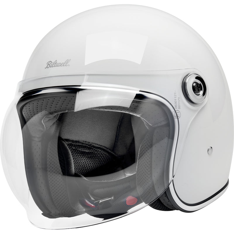 BILTWELL Tahoe™ Solid Helmet - Gloss White