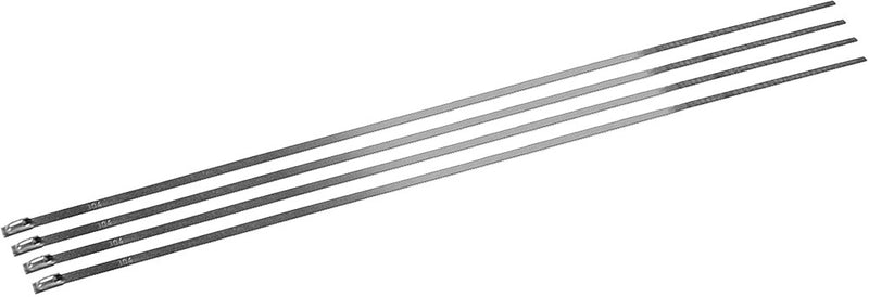 Dei 790-01101 10202 LOCKING TIES STAINLESS STEEL 14" 4/PK