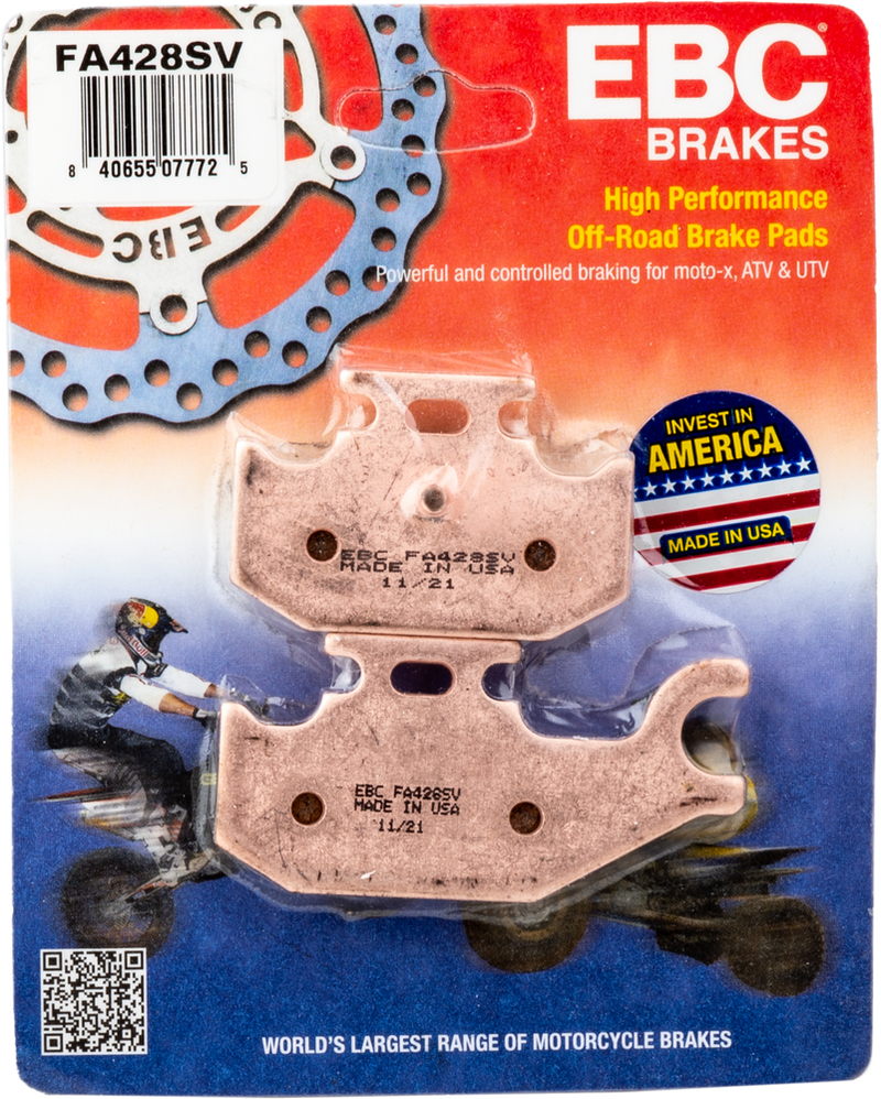Ebc Brake Pads - FA428SV Yamaha Rhino 2004-2009
