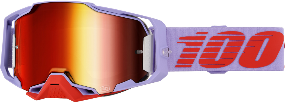 100% 610-5390 50005-10049 ARMEGA GOGGLE FAUSTO RED MIRROR LENS