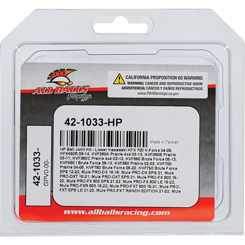 All Balls 242-1033H 42-1033-HP BALL JOINT KIT HP