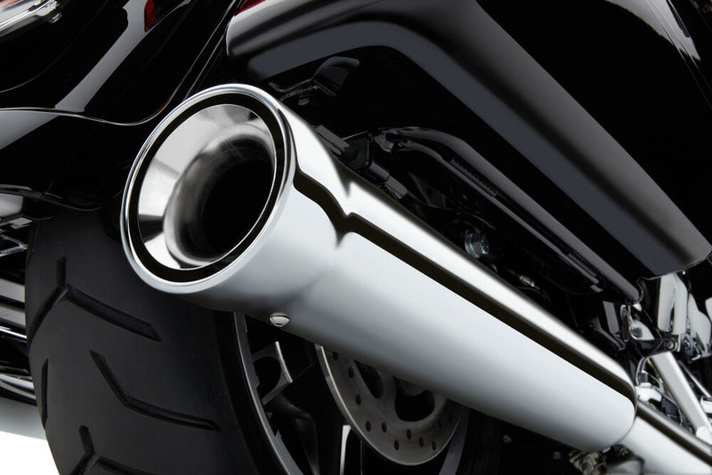 Cobra 4" NH Slip-ONS Chrome FLH FLT - 6107 For Harley Touring 1995-2016
