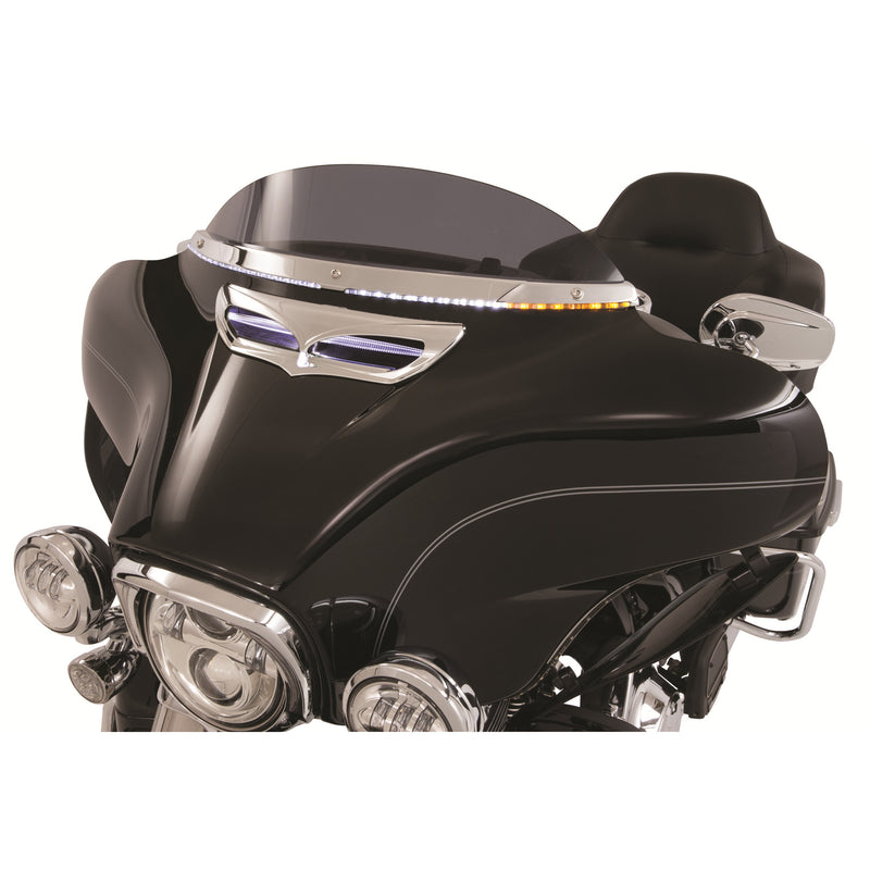 Ciro Horizon Windshield Trim - 11000 For Harley Touring 2014-2025