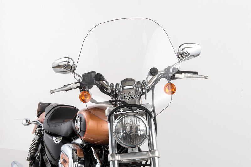 Slipstreamer 56-6681 SS-10CHR-C-1.25" SS-10 VIPER W/S CLEAR W/CHROME HARDWARE 1 1/4"