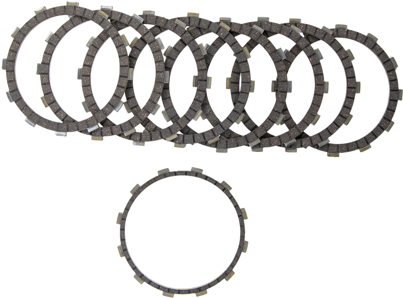 Harddrive Organic Clutch Friction Plates SET - HD7008 For Harley Tri / Electra Glide / Touring / Softail 2014-2017