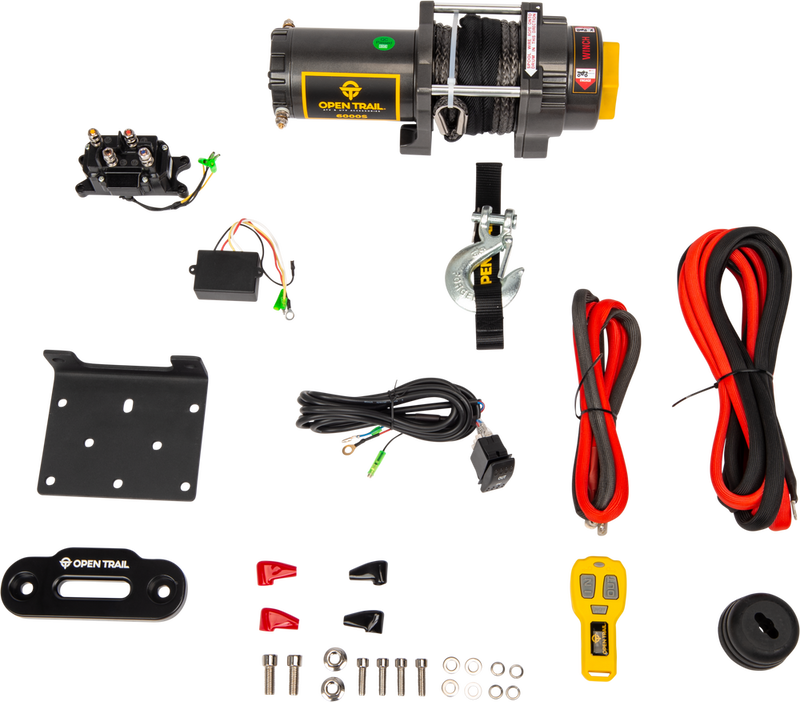 Open Trail 459-0133 460-0133 6000LB WINCH SYNTHETIC ROPE