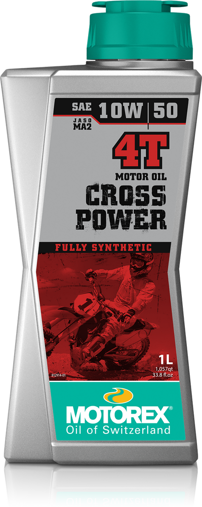 Motorex 580-1145 308241 CROSS POWER OIL 4T 10W50 1L 10/CASE
