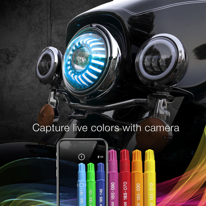 Xk Glow 7" Xkchrome RGB Headlight - XK-7IN-HD-KIT