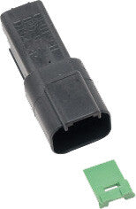 Namz Custom Cycle 850-08005 DR-2B 2-WIRE BLACK DEUTSCH RCPTCL & WDGLCK HD# 72102-94BK