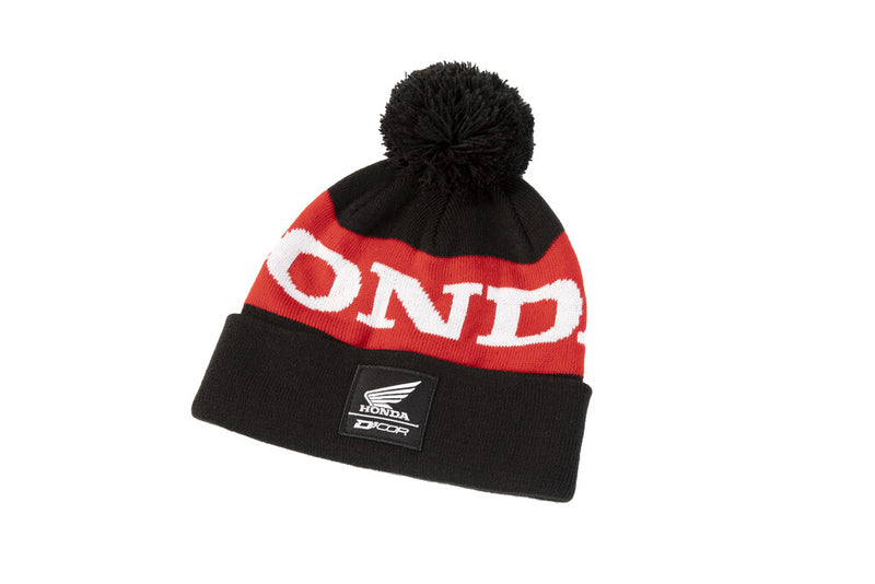 D'cor Visuals D-Cor Honda Beanie Stripe Black RED - 70-129-1