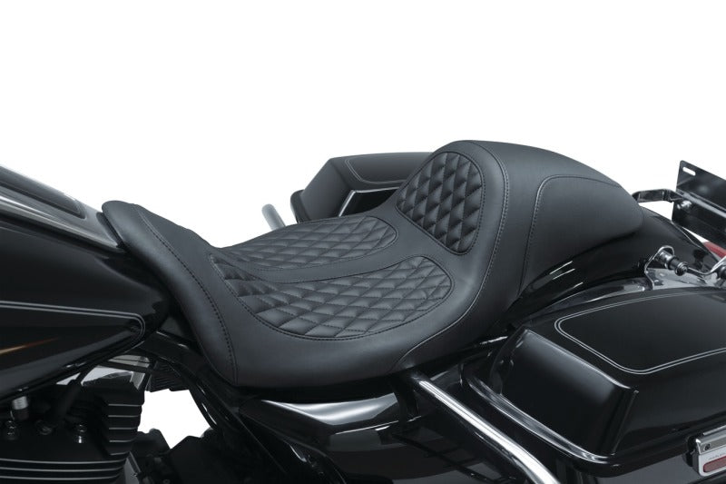 Mustang Motorcycle 75947 Mustang 08-21 Harley Electra Glide,rd Glide,rd King ,str Glide Hightail Fastback 1PC Seat - Black - Photo - Primary