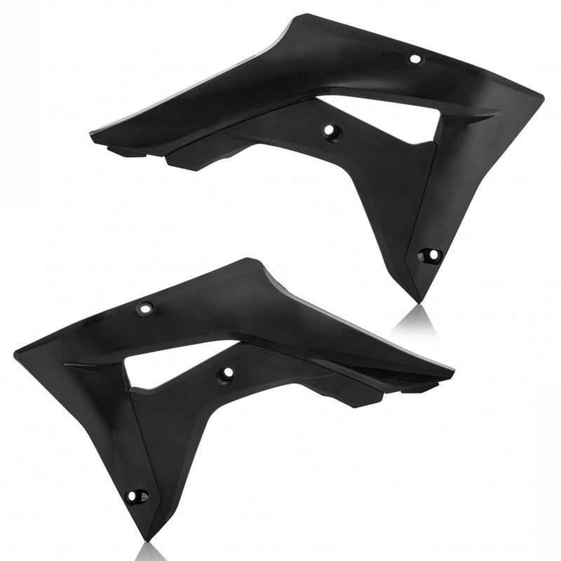 Acerbis Radiator Shrouds Black - 2645450001 Honda CRF250RX / CRF450L / CRF450X / CRF450RL 2019-2026
