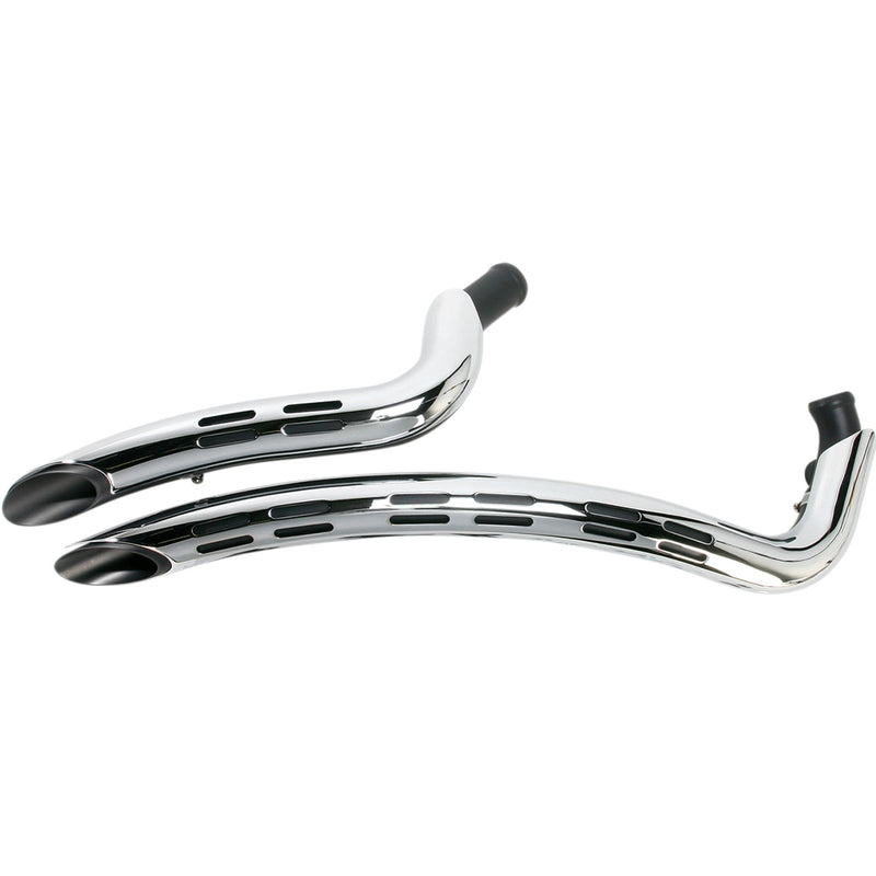 Bassani Xhaust Radius Sweeper 2-Into-2 Exhaust System - 1SD2F For Harley 1986-2017