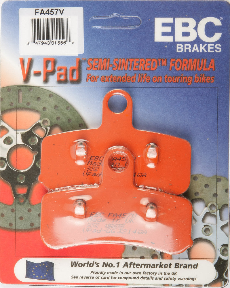 EBC Brake Pads V-Series - FA457V For Harley Motorcycles 2008-2017