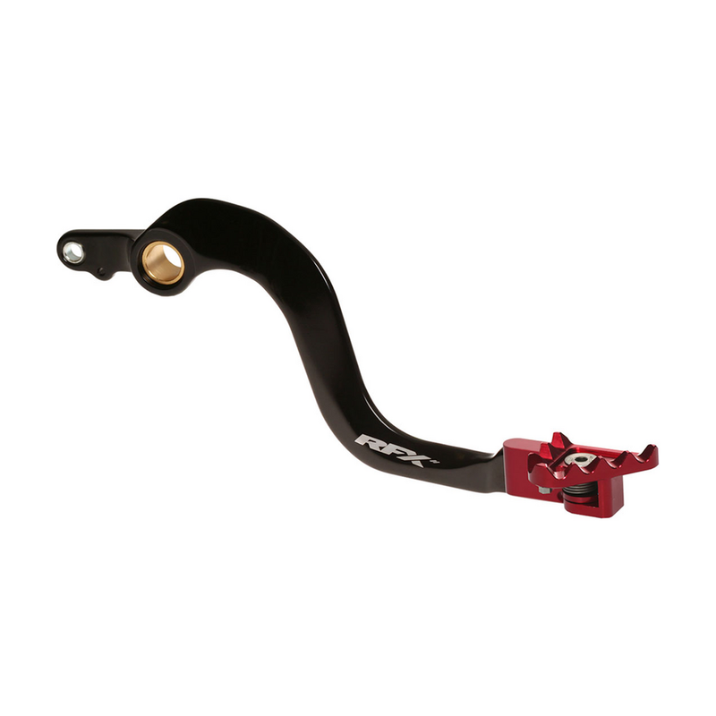 Rfx 739-1002 FXRB 50800 99RD REAR BRAKE PEDAL RED FOLDING-TIP GAS