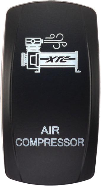 Xtc Power Products Dash Switch Rocker Face Air Compressor - SW00-00111006