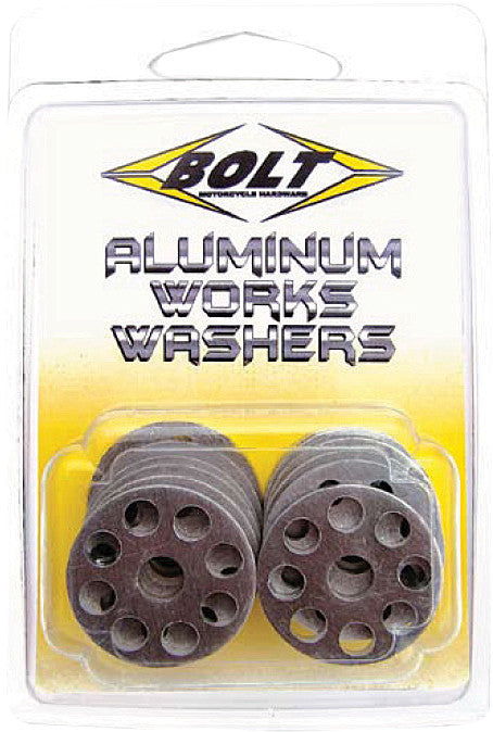 Bolt 020-00143 2009-AWW.18 ALUMINUM WORKS WASHERS 18MM 10/PK
