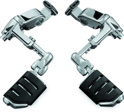 Kuryakyn 4081 Ergo III Adjustable Mount With Trident Dually ISO Pegs Chrome - Photo - Primary
