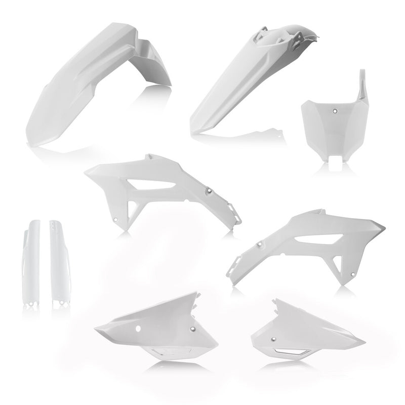 Acerbis Plastic Kit Full Honda White - 2858920002 Honda CRF450R / CRF450RWE / CRF250R 2021-2024