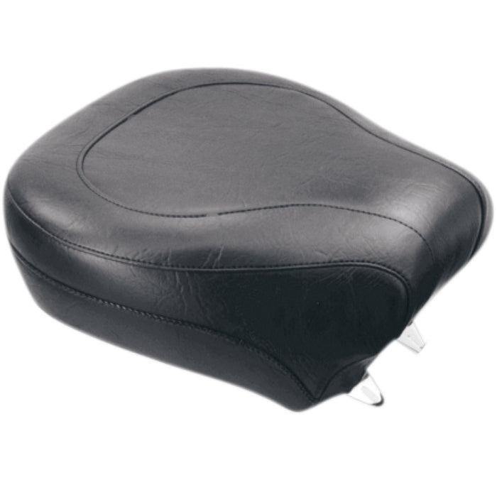 MUSTANG 0802-0462 75764 Wide Rear Seat - Smooth - Black - Softail '84-'99