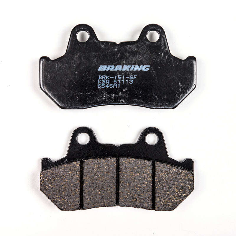 Braking Brake PAD SET Semi-Metallic - 654SM1 Honda Motorcycles 1980-2000