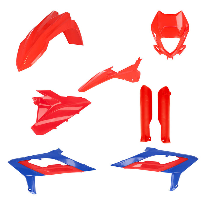 Acerbis 29794-71228 2979471228 FULL PLASTIC KIT RED/BLUE BETA