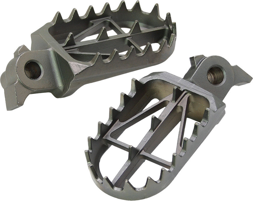 Drc 634-1201 Z48-02-534 WIDE FOOTPEGS BLACK CHROME