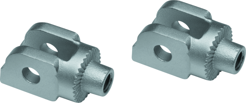 Kuryakyn 8902 Splined Peg Adapter BMW Silver - Photo - Primary