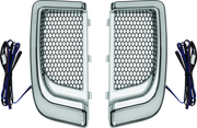 Kuryakyn 5063 Tracer Lower Fairing Grill Chrome - Photo - Primary