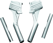 Kuryakyn 8146 Deluxe Neck Cover Kit 95-05 Touring Models Chrome - Photo - Primary