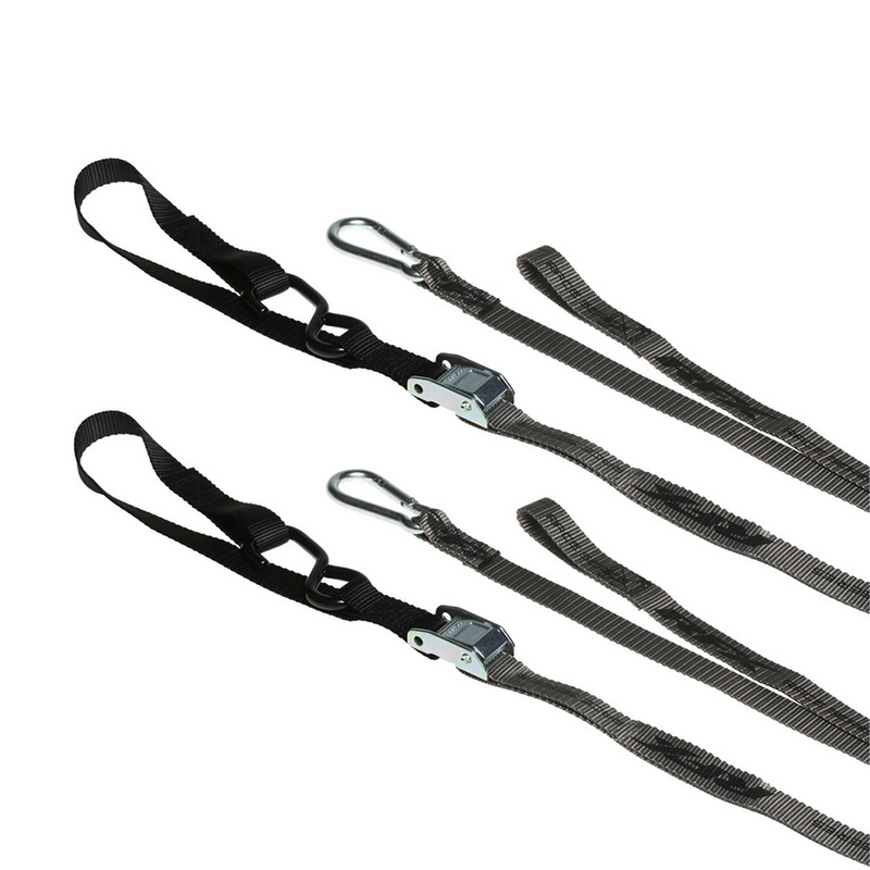 Rfx 739-1145 FXTD 30000 55BK 1.0 TIE DOWNS SOFT LOOP & CARABINER BLACK