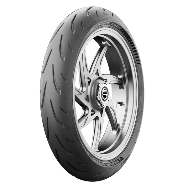 Michelin 87-21001 82063 TIRE POWER 6 FRONT 120/70ZR17 (58W) RADIAL TL