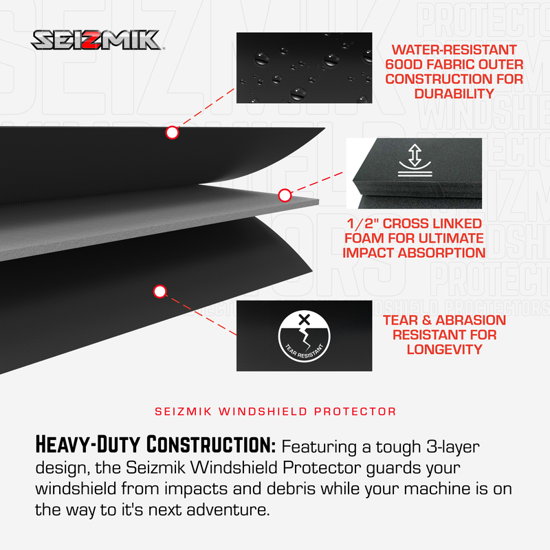 Seizmik Windshield Protector CAN - 66-10126 Can-Am Defender 2017-2026