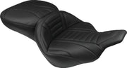 Mustang Motorcycle 76739 Mustang 97-07 Harley Electra Glide,rd Glide Super Touring 1PC Seat Deluxe - Black - Photo - Primary