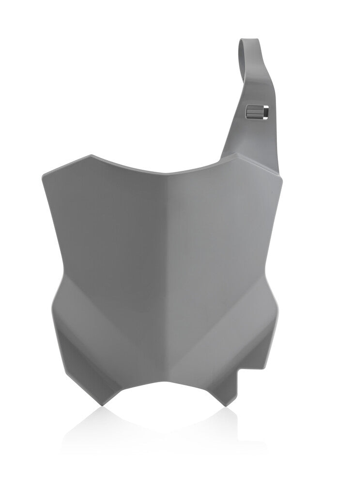 Acerbis 24493-90011 2449390011 FRONT NUMBER PLATE GREY