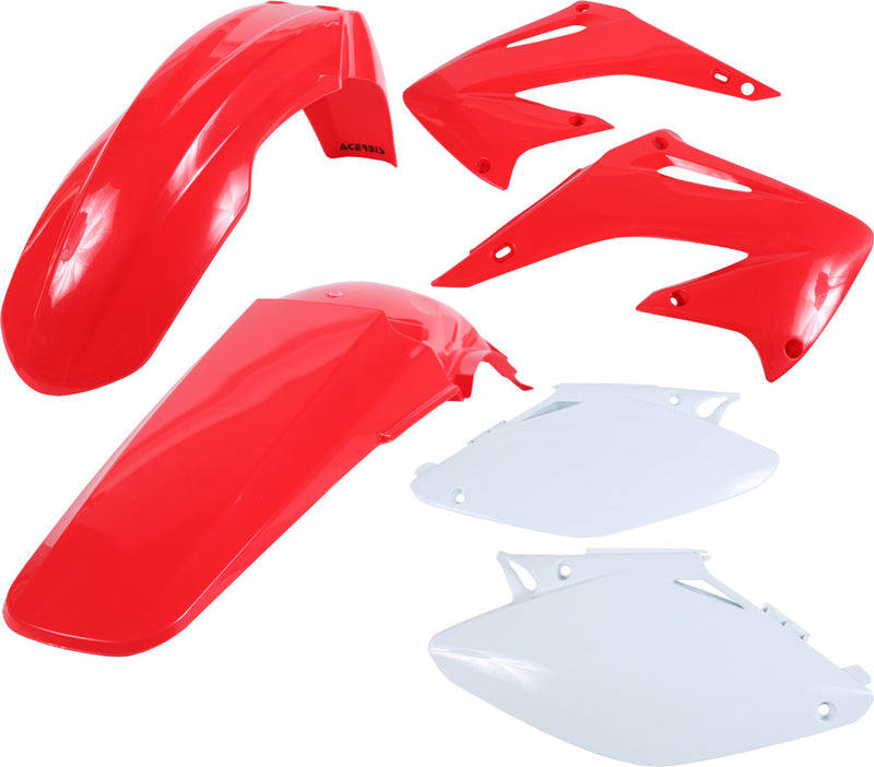 Acerbis Plastic Kit RED - 2040950206 Honda CR125R / CR250R 2004-2007