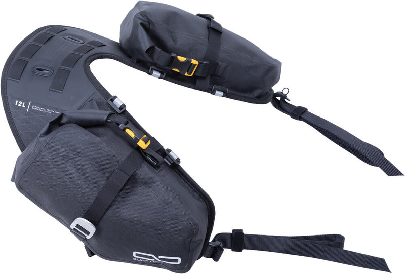 Giant Loop 269-0250 MSB25-RT-B MOJAVI SADDLEBAGS 12L BLACK