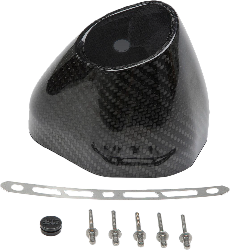 Yoshimura 960-9992 YM7-CFR-01-K END CAP KIT RIGHT SIDE R77 RH CF FLARED