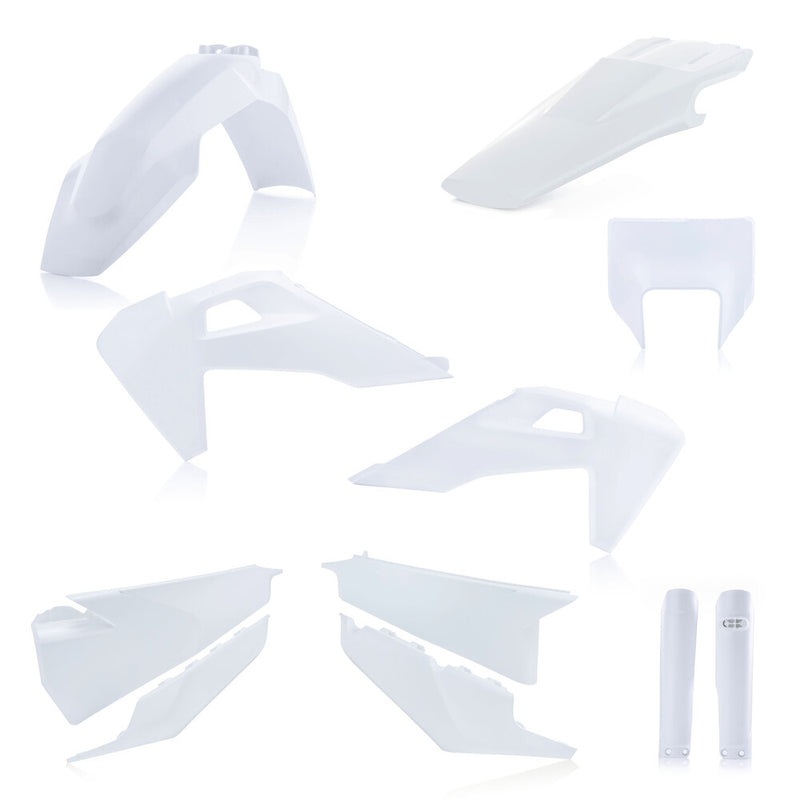 Acerbis Full Plastic Kit White - 2791536811 Husqvarna Dirt Bikes 2020-2023
