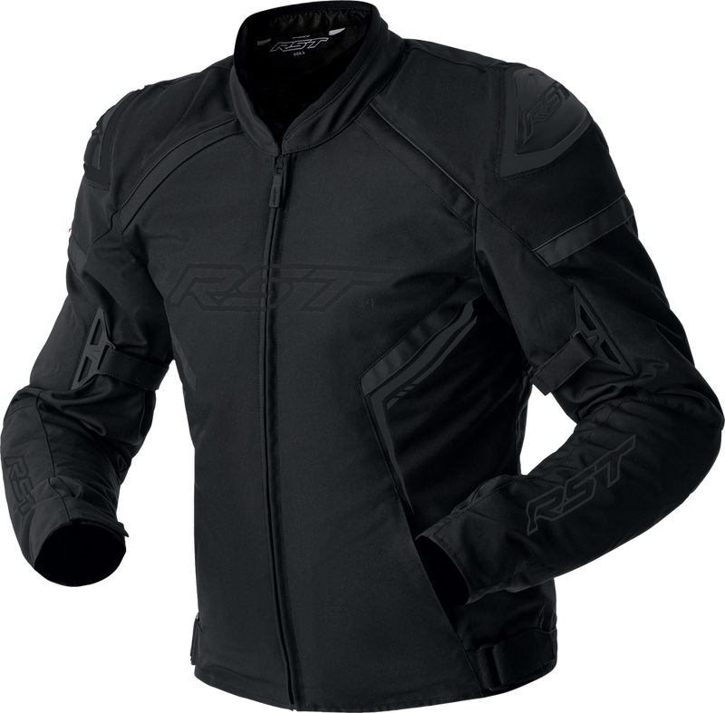 Rst 556-3614044 103614BLK-44 S1 D3O TEXTILE JACKET BLACK LG