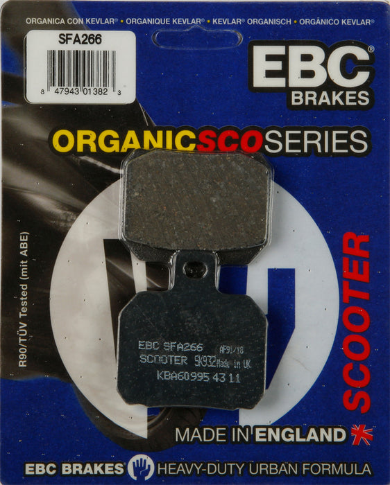Ebc 153-266 SFA266 BRAKE PADS SFA266 ORGANIC